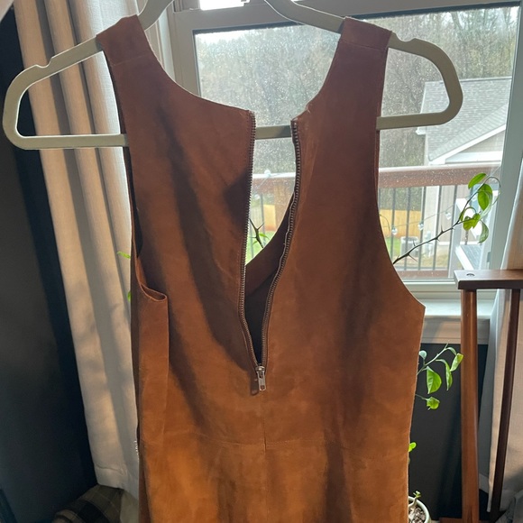 Free People Retro Love Suede Shift Dress - Picture 4 of 4